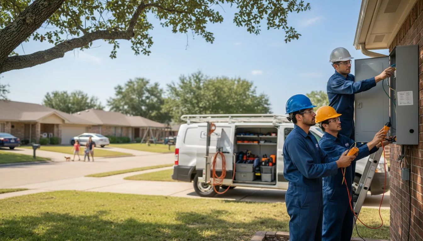 Certified electrician providing emergency electrical services in Green Ridge, MO